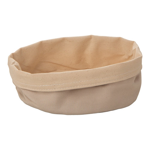 EMGA Broodzak canvas 20x15 cm beige – beige canvas broodzak voor tafel en buffet