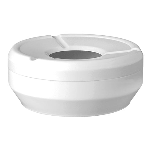 EMGA Terrasasbak melamine wit – witte asbak voor terras en buitenhoreca