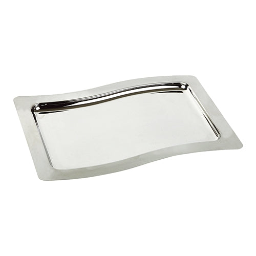 EMGA Serveerplateau 1/1 GN Swing – modern RVS buffetplateau voor banqueting
