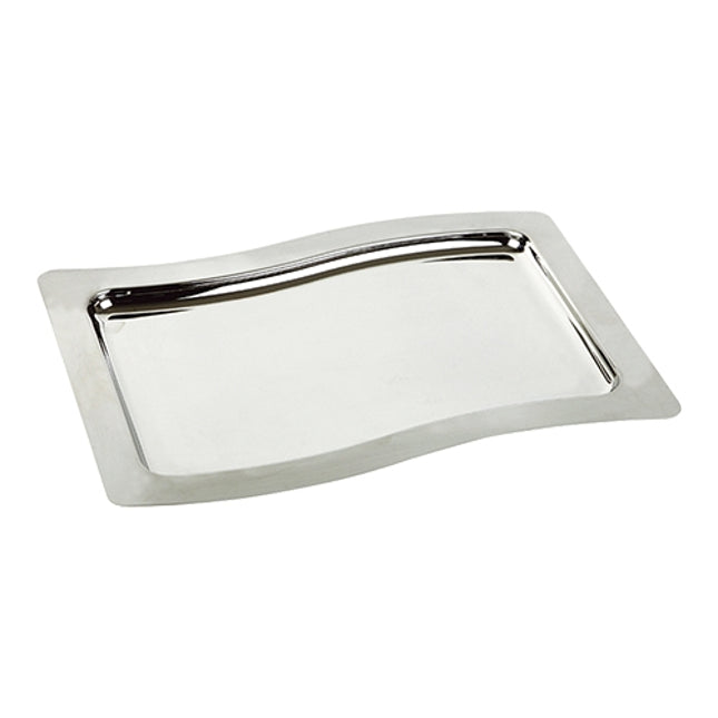 EMGA Serveerplateau 1/1 GN Swing – modern RVS buffetplateau voor banqueting