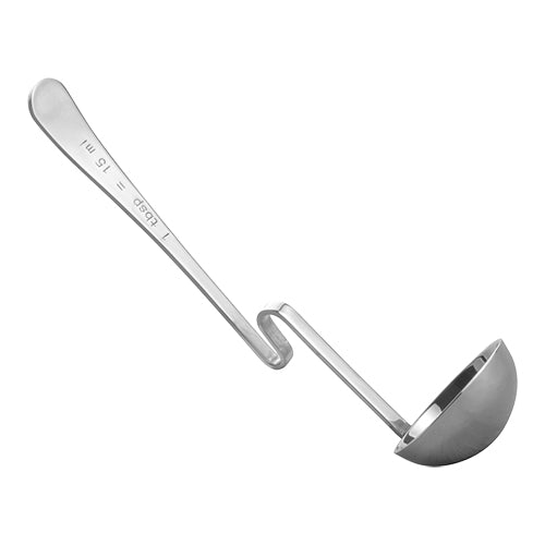EMGA Sauslepel gebogen 5,0 cm – gebogen sauslepel voor jus en sauzen in de horeca