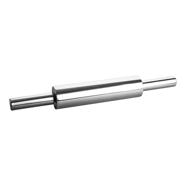 EMGA Deegroller 25 cm RVS – roestvrijstalen deegroller voor bakkerij en patisserie