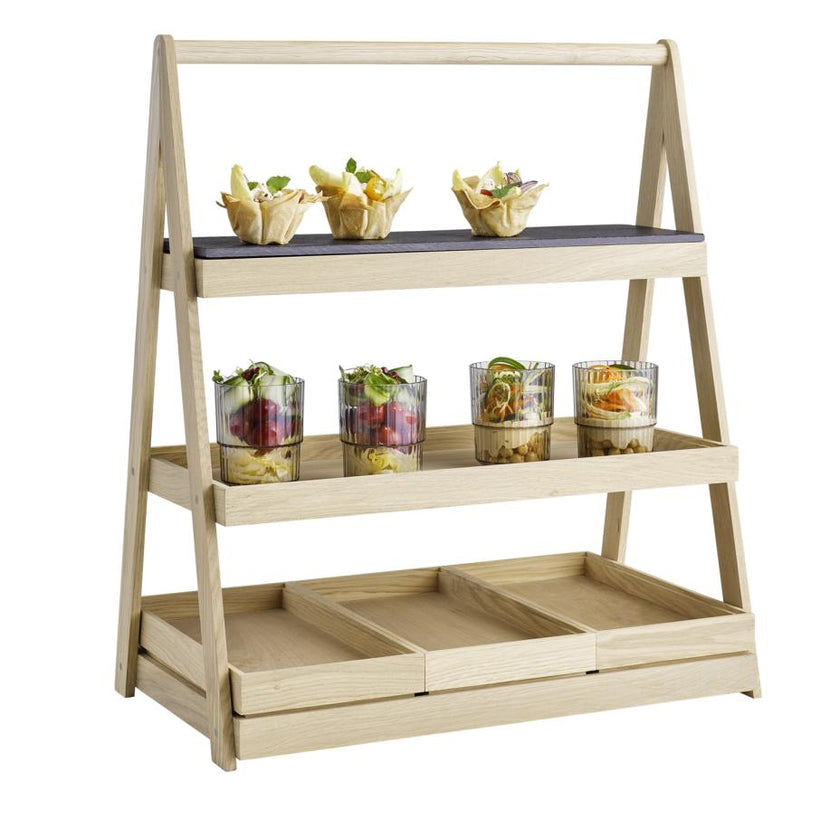 APS etagere Valo detail - 2-laags presentatiestandaard voor hapjes