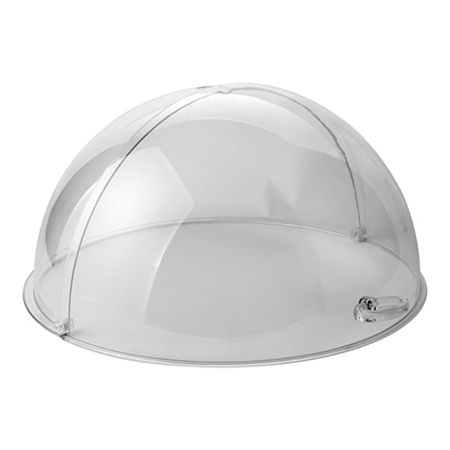 EMGA Rolltop deksel Ø 40,5 cm transparant – rond doorzichtig rolluikdeksel voor buffet