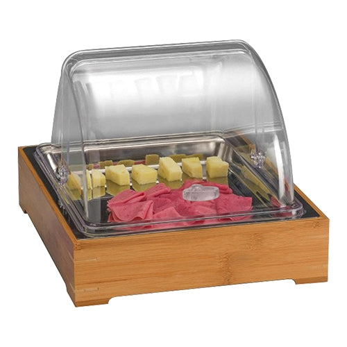 EMGA Serveerunit met rolltop – complete buffetunit met rolluikdeksel voor catering