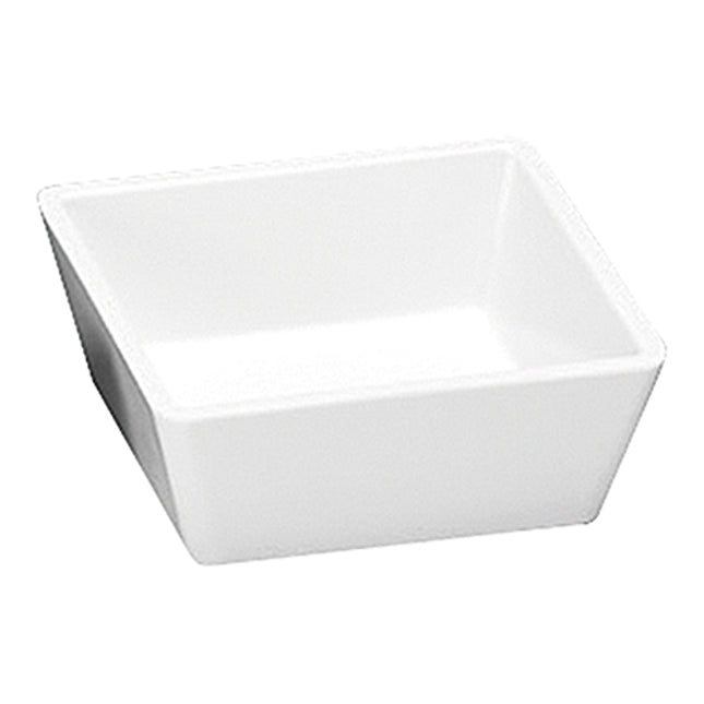 EMGA Schaaltje 9x9 cm wit – klein wit vierkant schaaltje voor amuses en dips