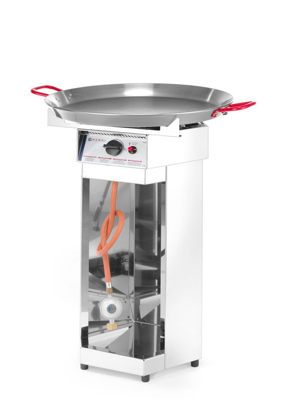 Hendi Fiësta 600 gasgrill – paellabrander met stalen pan voor evenementen
