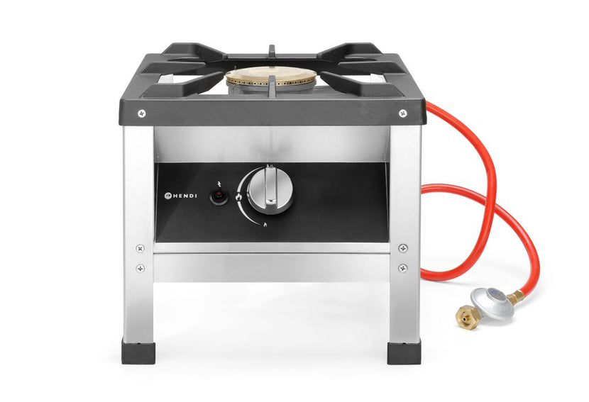 Hendi hokker Kitchen Line 6700 W propaan – wokbrander met ombouwset aardgas