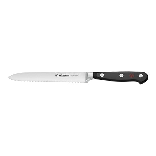 EMGA Tomatenmesje 14 cm – scherp kartelmes voor tomaten en broodjes in de horeca