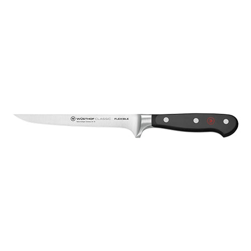 EMGA Uitbeenmes flexibel 16 cm – buigzaam uitbeenmes voor slagers en koks