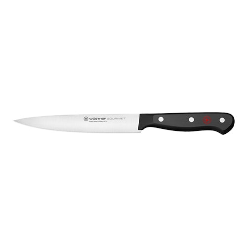 EMGA Vleesmes 16 cm 4114/16 – RVS snijmes voor vlees in restaurant en catering