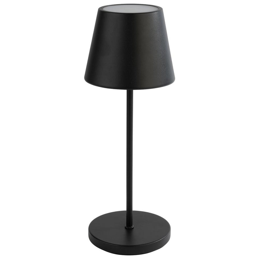 APS Merle tafellamp zwart - oplaadbare sfeerlamp voor restaurant en terras