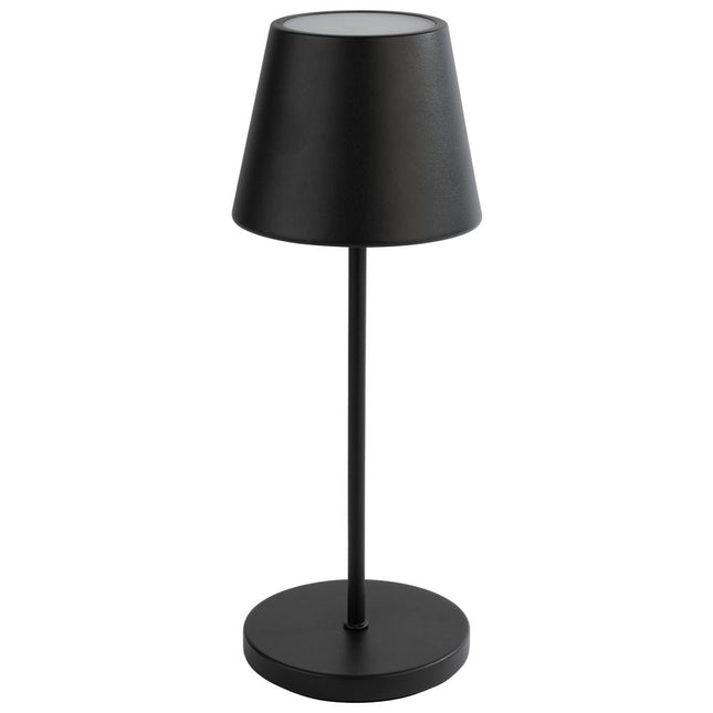 APS Merle tafellamp zwart - oplaadbare sfeerlamp voor restaurant en terras
