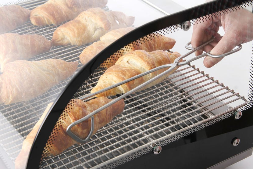 Hendi RVS serveertang 24 cm – handzame tang voor buffet en salade in de horeca