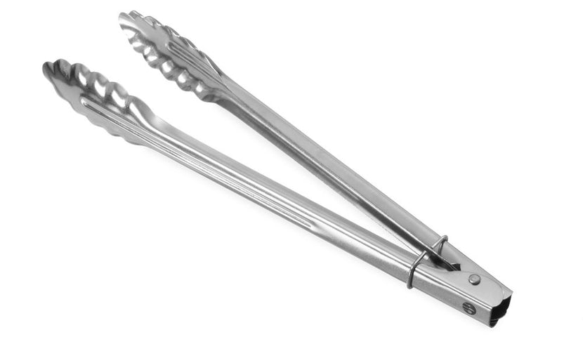 Hendi saladetang RVS 300 mm met afsluitklem – lange buffettang voor catering