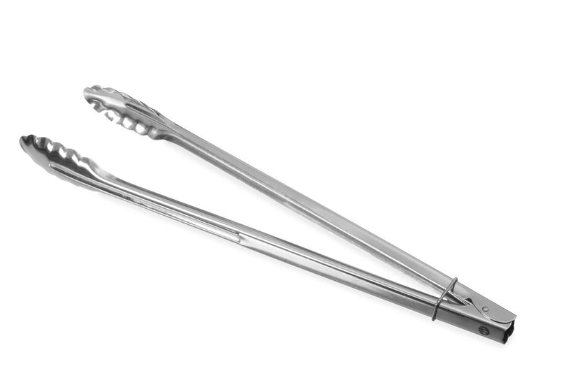 Hendi saladetang RVS 400 mm met afsluitklem – extra lange buffettang voor catering