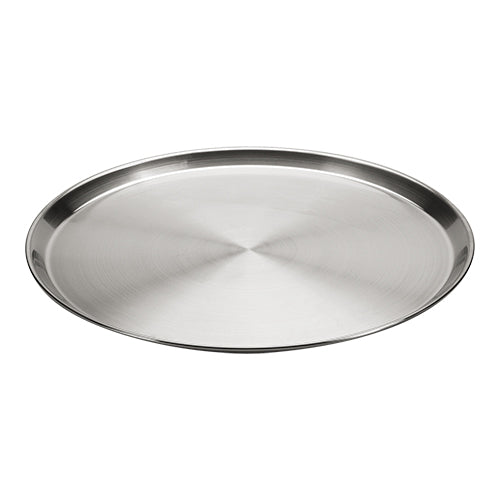 EMGA Serveerschotel RVS Ø 40 cm – ronde presenteerschaal voor buffet en catering