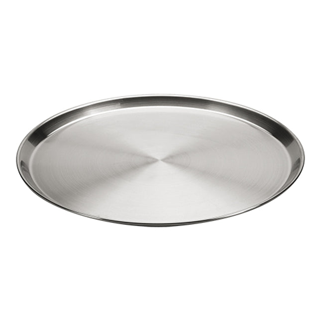 EMGA Serveerschotel RVS Ø 40 cm – ronde presenteerschaal voor buffet en catering