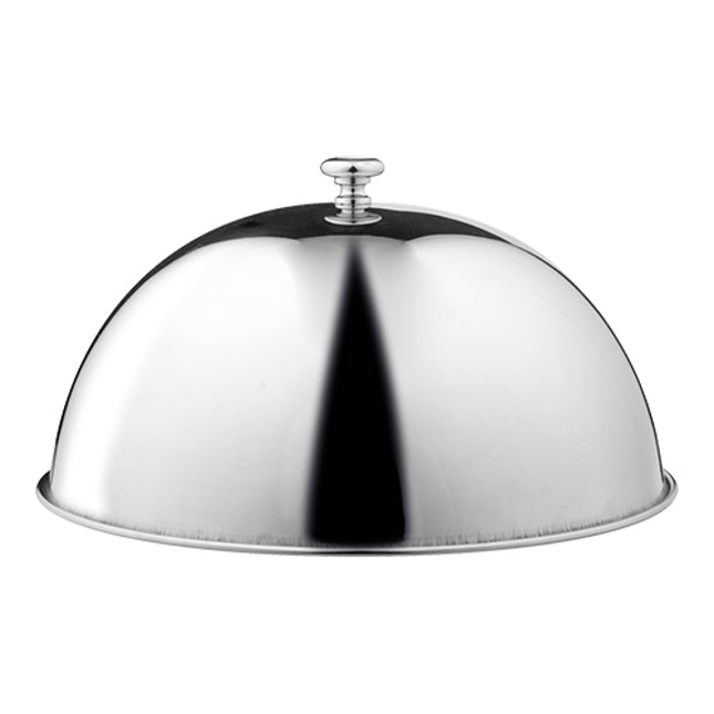 EMGA Cloche 26 cm met RVS sierknop – serveerklok voor restaurant en roomservice