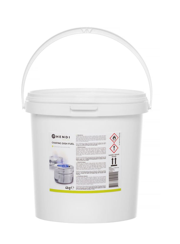 Hendi brandpasta emmer 4 kg ethanol – grootverpakking voor buffetverwarming