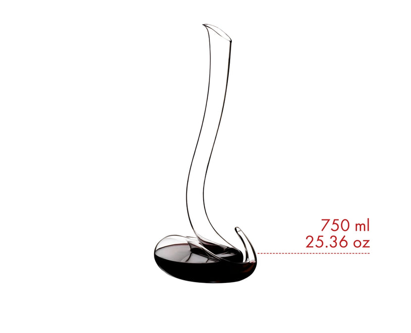 Riedel Eve wijndecanter – elegante gebogen karaf voor wijnliefhebbers
