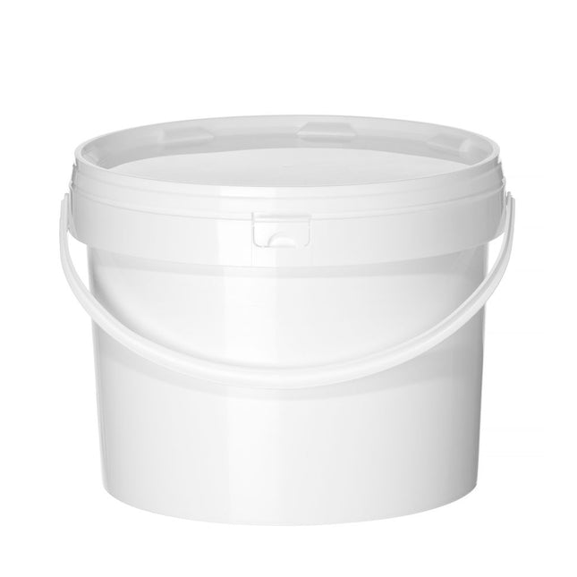 Hendi emmer met deksel 290x220 mm 11,5 liter wit PP – voorraademmer voor keukens