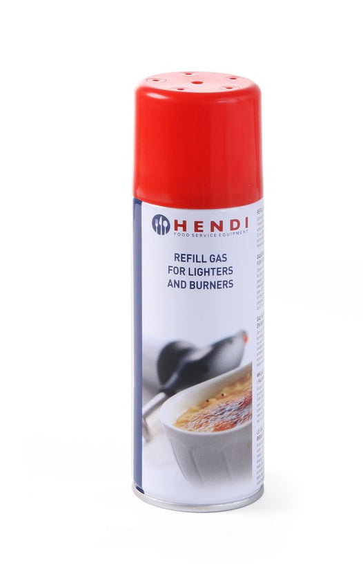 Hendi gas navulling 200 ml – 4-pack butaan voor aanstekers en koksbranders