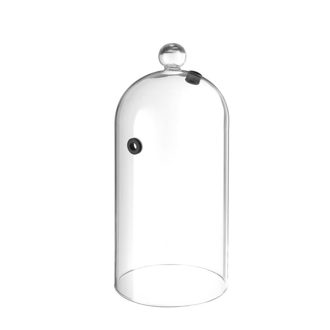 Hendi rookstolp 130x282 mm borosilicaatglas – serveerstolp voor gerookte gerechten