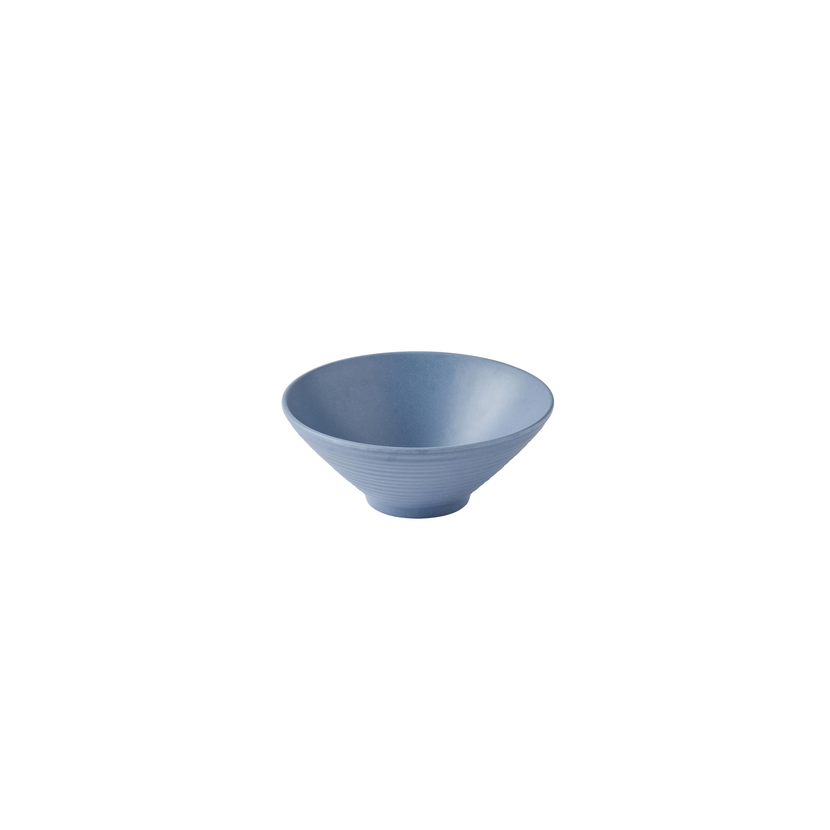 Churchill Emerge Oslo-blauw melamine kom met golfrand 20 cm – breukvaste kom voor buffet