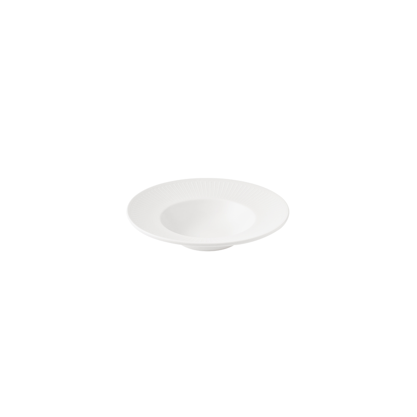 Churchill Era White kom met brede rand 24 cm – wit porseleinen kom voor bijgerechten