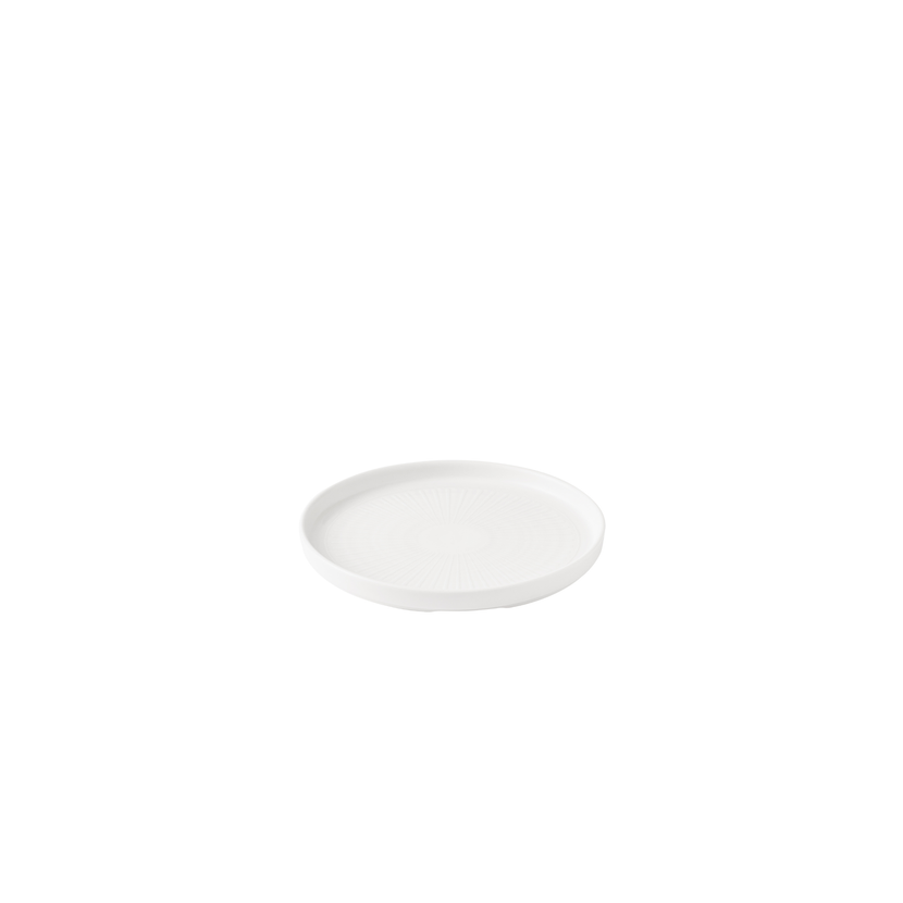 Churchill Era White bord met rand 21 cm – wit porseleinen bord voor hoofdgerechten
