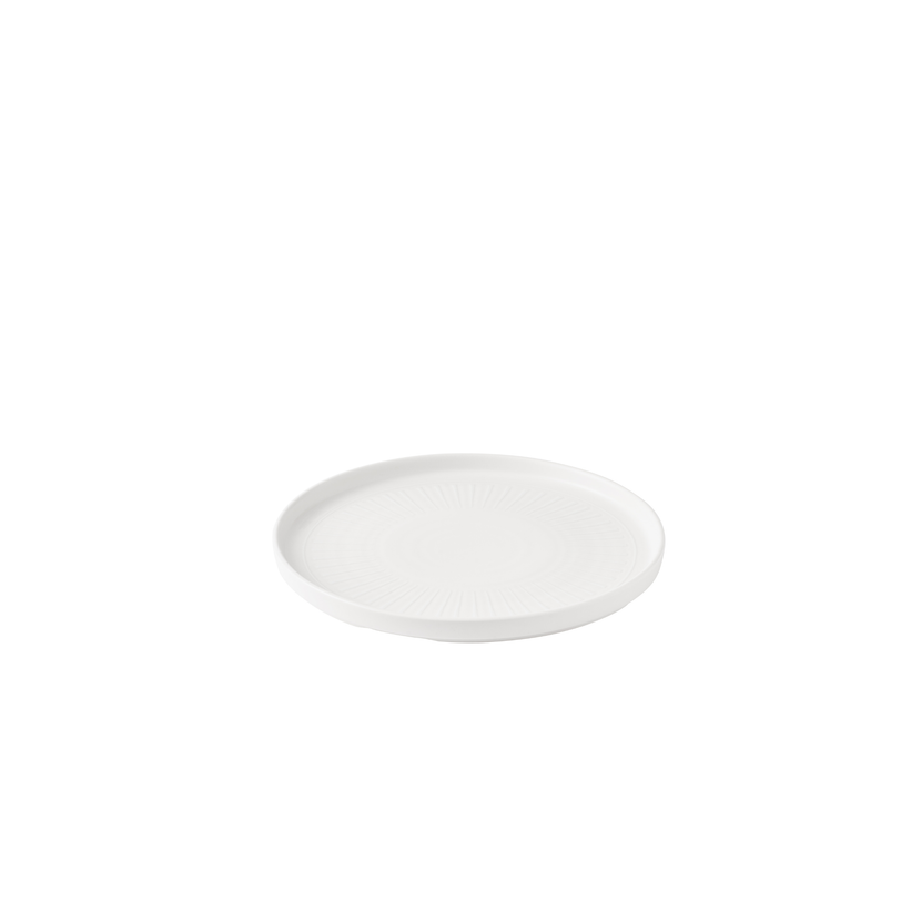 Churchill Era White bord met rand 26 cm – wit porseleinen bord voor presentaties
