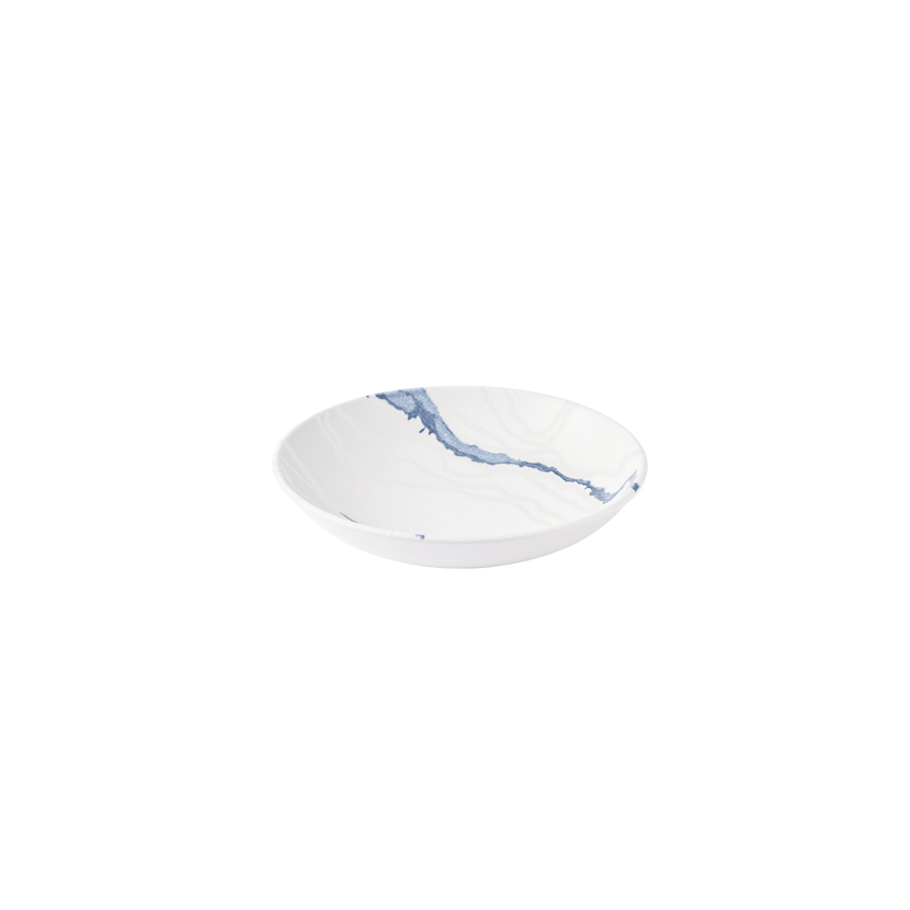 Churchill Tide Accents Blue Evolve coupekom 24,8 cm – porseleinen kom met blauwe accentrand voor tapas