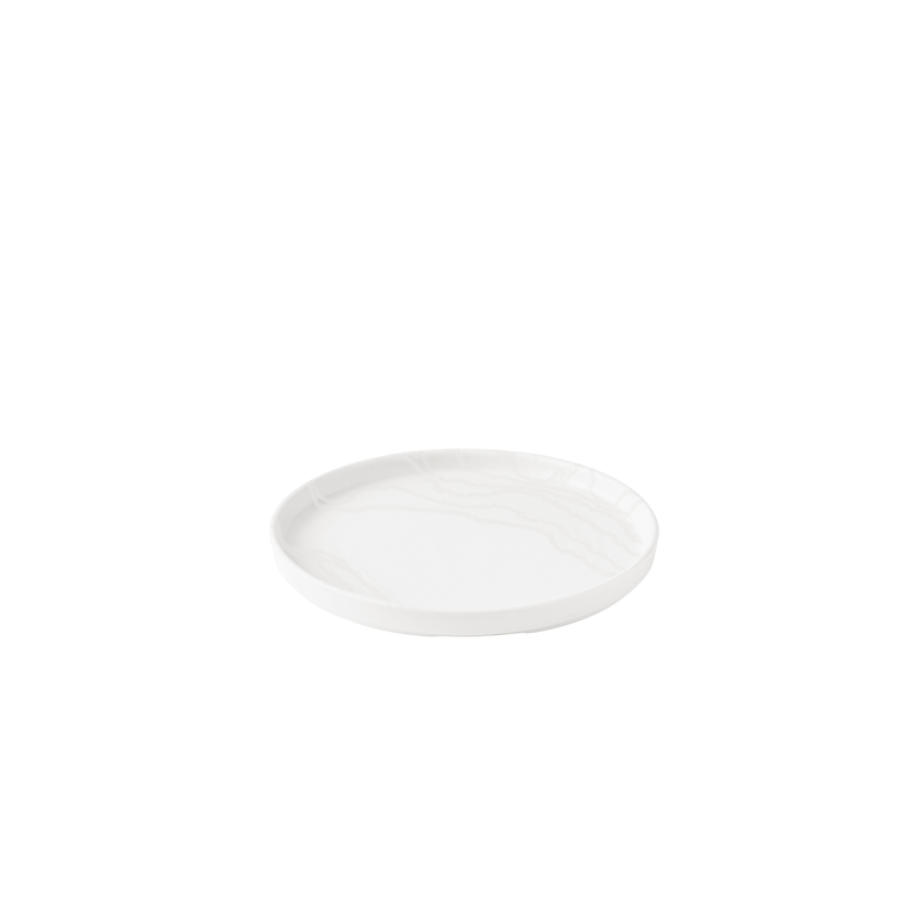 Churchill Tide White bord met rand 26 cm – wit porseleinen bord voor bijgerechten