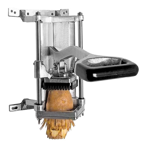 EMGA Fritessnijder wandmodel 9x9 mm – ruimtebesparende aardappelsnijder voor de horeca