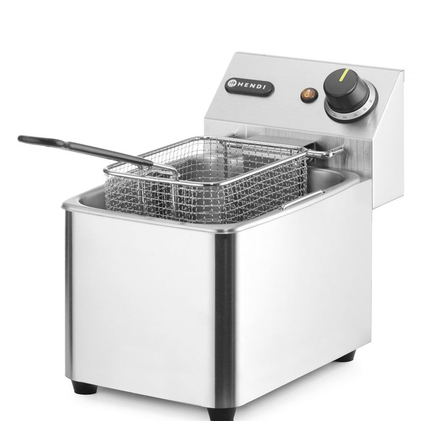 Hendi tafelfriteuse 3000W – friteuse met uitneembare kuip voor horecakeukens