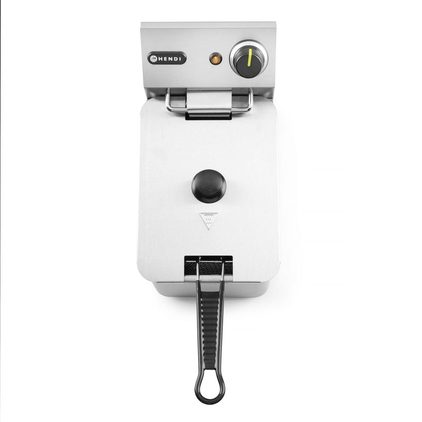 Hendi elektrische friteuse 4 liter – compacte horecafriteuse met thermostaat