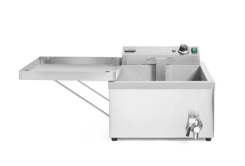 Hendi donutfriteuse 12 l – RVS friteuse voor bakkerij en horeca