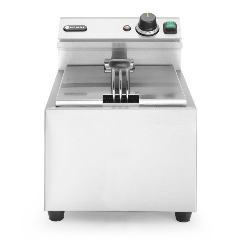 Hendi friteuse MasterCook 8 liter 455x300x345 mm 230V 3500W – horecafriteuse RVS
