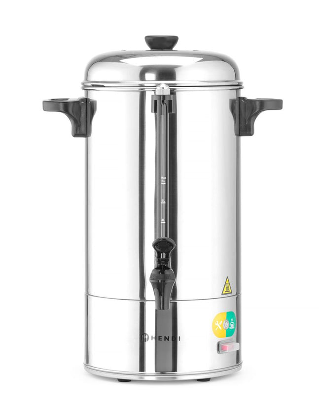 Hendi percolator RVS 10 liter – koffiepercolator 350x535 mm voor grote gezelschappen