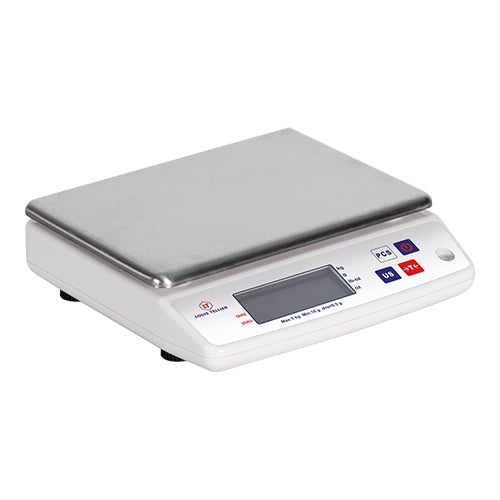 EMGA Elektronische bovenweger 10 kg / 1 g – keukenweegschaal voor horeca en catering