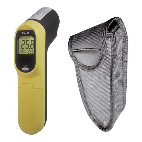 EMGA Infraroodthermometer in detail – display en meetlaser voor HACCP-controle