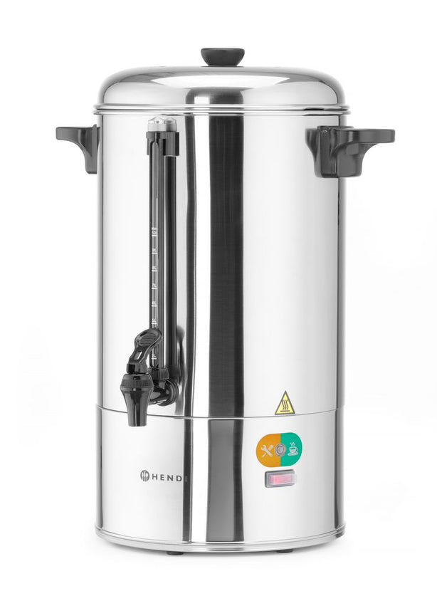 Hendi percolator 10 liter met tapkraan – RVS koffiezetapparaat voor buffet en feestzaal