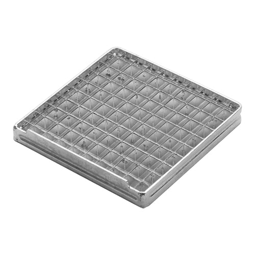 EMGA Mesrooster 10x10 mm – snijrooster voor dikke friet in de professionele keuken