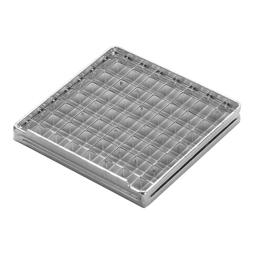 EMGA Mesrooster 13x13 mm – grof snijrooster voor aardappelpartjes en grove friet