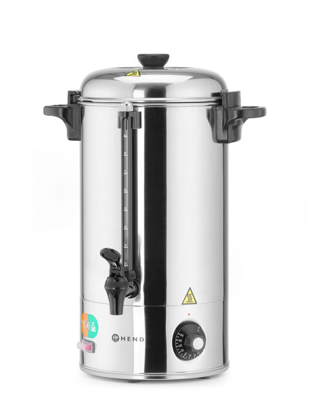 Hendi warme drankenketel 20 liter – enkelwandige heetwaterketel 2200W voor grote groepen
