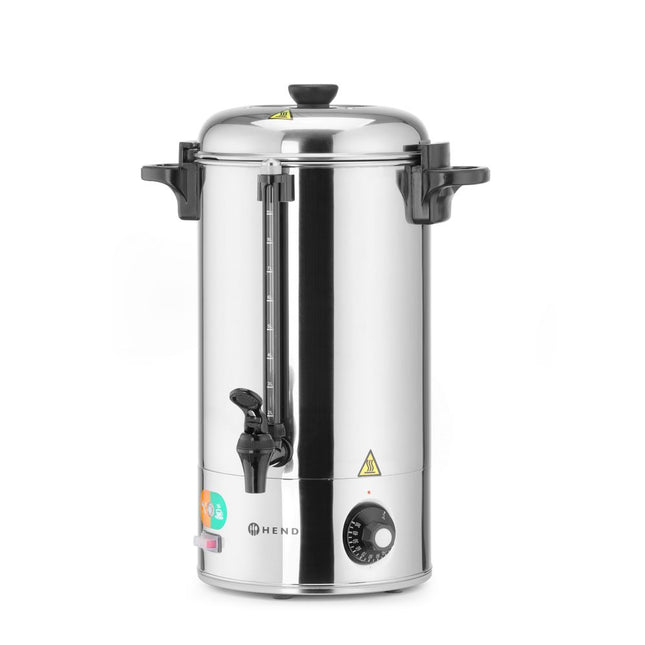 Hendi warme drankenketel 20 liter – enkelwandige heetwaterketel 2200W voor grote groepen