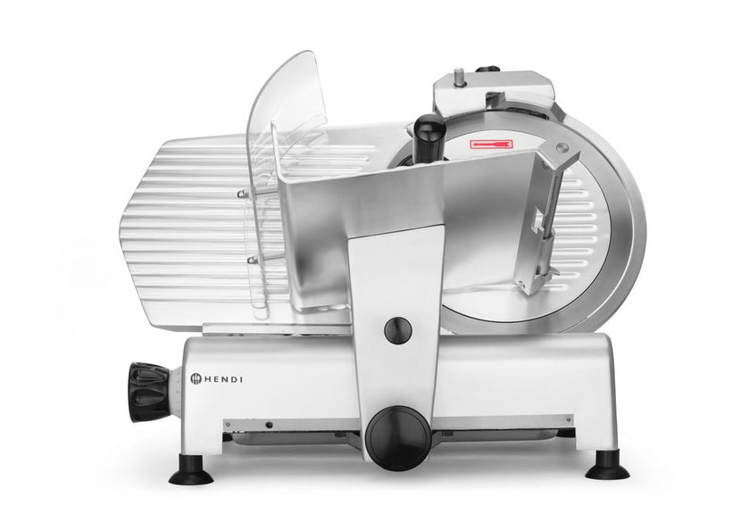 Hendi snijmachine Profi Line 300 mm met slijpapparaat 420W voor slagerij en horeca