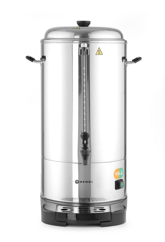Hendi percolator 10 liter met tapkraan – dubbelwandig RVS voor buffet en feestzaal