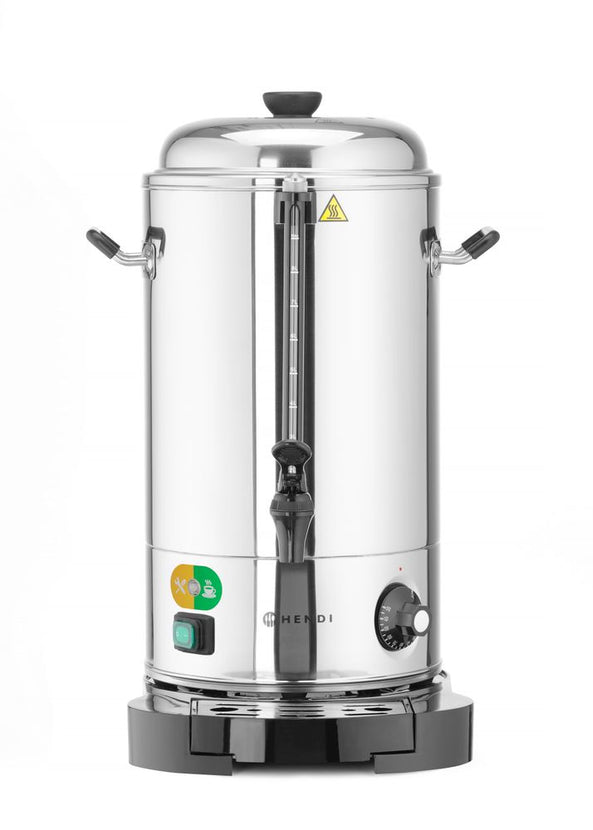 Hendi hete drankenketel 18 liter dubbelwandig – geïsoleerde heetwaterketel 2400W voor horeca